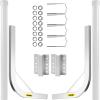 VEVOR Boat Trailer Guide-on, 60", 2PCS Steel Trailer Post Guide ons, w/White PVC Tube Covers, Complete Mounting Accessories Included, for Ski Boat, Fishing Boat or Sailboat Trailer view 1