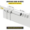 VEVOR Boat Trailer Guide-on, 60", 2PCS Steel Trailer Post Guide ons, w/White PVC Tube Covers, Complete Mounting Accessories Included, for Ski Boat, Fishing Boat or Sailboat Trailer view 3