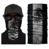 DHSOU Mexico Flag Face Neck Gaiter Tube Magic Scarf Headband Multi-Used Headwear UV Bandana Balaclava Headwrap (Blackout Mexican Flag) view 2