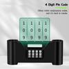 4 Digit Combination Padlock,VRESOURCING Heavy Duty Anti Theft U-Shape Security Code Lock with Adjustable Shackle,for Bicycles,E-Bike,Mountain Bike,Gates,Shed,Fence [Adjustable Range 120-140mm] view 3
