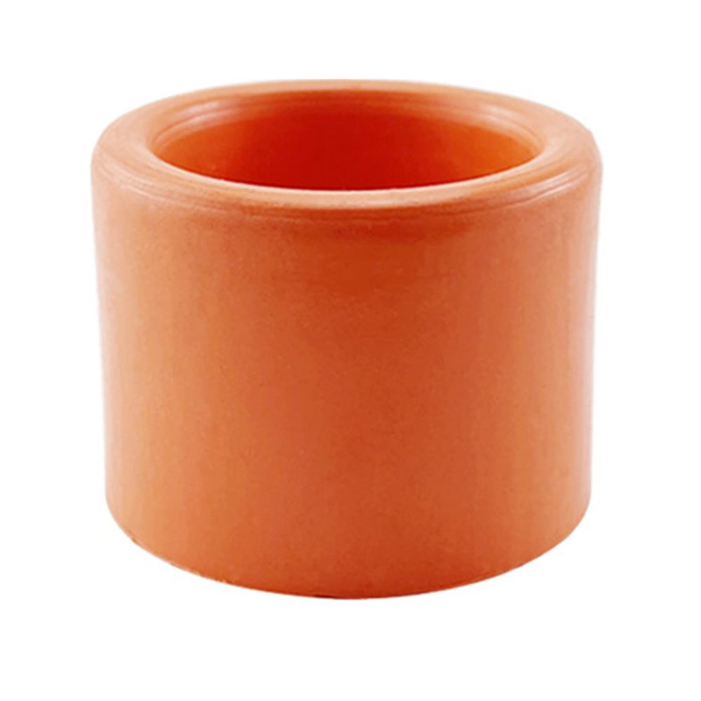 50.8 mm 2" Fishing Rod Holder Tube Fishing Pole Rod Holder Rubber Insert Protector Fishing Rod Holder Insert Fishing Tools for Rod Racks, Bait Board Rod Holders, Pole Rest Holder Orange