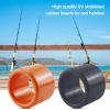 50.8 mm 2" Fishing Rod Holder Tube Fishing Pole Rod Holder Rubber Insert Protector Fishing Rod Holder Insert Fishing Tools for Rod Racks, Bait Board Rod Holders, Pole Rest Holder Orange view 4