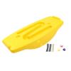 PHASFBJ Board Exercise for Fitness with Roller Board Balancing for Surf, Ski, Snowboard and Skateboarding, Kids Rocking Seesaw Plastic Balance Board with 3 Balls,Yellow,2 view 1