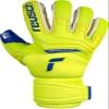 Reusch Attrakt Duo Ortho-Tec Goalkeeper Gloves, Yellow/Blue, Size 8 view 2
