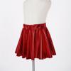 Jhaoyu Kids Girls Shiny Metallic Dance Skirt Disco Jazz Hip Hop Pleated Flared Skater Skirt School Athletic Scooter Dancewear Red 2-4 Years view 4