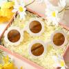 Landhoow 2 Pcs Kids Round Sunglasses - Flower Girl Proposal Gift Cute Glasses for Outdoor Beach Party (White, Flower) view 2