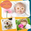 Landhoow 2 Pcs Kids Round Sunglasses - Flower Girl Proposal Gift Cute Glasses for Outdoor Beach Party (White, Flower) view 4