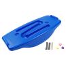 PHASFBJ Board Exercise for Fitness with Roller Board Balancing for Surf, Ski, Snowboard and Skateboarding, Kids Rocking Seesaw Plastic Balance Board with 3 Balls,Blue,2 view 1