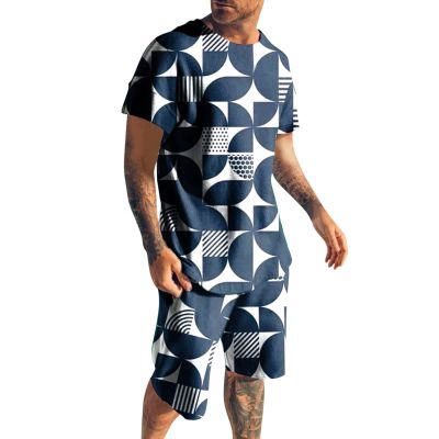 QWENTMTNTY Mens Short Sets 2 Piece Outfits Designer Fashion Graphic Casual Short Sleeve Tee Shirt Shorts Set Summer Tracksuit
