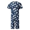 QWENTMTNTY Mens Short Sets 2 Piece Outfits Designer Fashion Graphic Casual Short Sleeve Tee Shirt Shorts Set Summer Tracksuit view 3