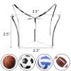 Lyellfe 12 Pack Acrylic Ball Stand, Ball Display Stand Holder, Football Basketball Holder, Trophy Autograph Memorabilia Display Case for Volleyball Rugby Soccer view 2