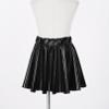 easyforever Kids Toddler Girls Metallic Athletic Dance Skirt Pleated Skirts High Waist Skater Skirt Skort Mini Skirts Black 10-12 Years view 4