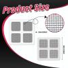 20 Pieces Tape Repair Patches, 4 Inches Mesh Patches Outdoor Tent Patch Kit Portable Screen Tape Tent Mesh Repair Kit for Camping Hiking Supplies view 2