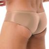 Hularka Men's Shiny Oil Low Rise Bikini Briefs Bulge Pouch Panties Seamless Swim Trunks Swimwear Coffee X-Large view 4