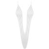 Vxuxlje Women's Micro Bikini Swim Bra Mini V-String Thong Sling One Piece Monokini Bathing Suits White One Size view 1
