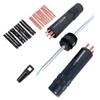 Aracey Tubeless Bike Tire Repair Kit  Fixes Mountain Bike and Road Bicycle Tire Punctures  Includes Tire Repair Fork Reamer, 30 Tire Plug Strips. Tubeless Bike Tire Repair Kit (Black) view 1