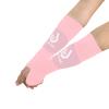 HARTPOR Volleyball Arm Sleeves Passing Forearm Sleeves with Protection Pad and Thumbhole for Youth Protect Arms from Sting 1 Pair 12" Pink view 1