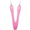 Vxuxlje Women's Micro Bikini Swim Bra Mini V-String Thong Sling One Piece Monokini Bathing Suits Pink One Size view 1