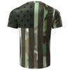 Mens Summer American Flag T Shirt Short Sleeve Slim Fit Camp Shirts Camouflage Print Soldier Workout Hiking Athletic Tees view 4