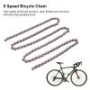 Tissting Colorful 9-Speed Manganese Steel Ultralight Rainbow Bicycle Chain for Road Mountain Electric Bike view 2