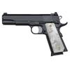 Cool Hand 1911 Grips, Full Size Government Commander, High Polished Synthetic White Pearl, Screws Included, Ambi Safety Cut view 4