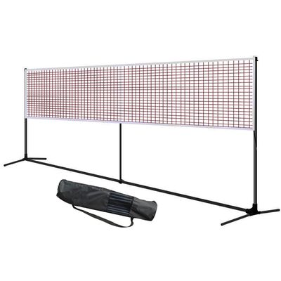 Portable Badminton Net with Stand, Folding Volleyball Tennis Badminton Sports Nets with Carry Bag for Beach/Indoor Court, Backyard, Outdoor,5m