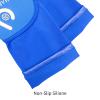 HARTPOR Volleyball Arm Sleeves Passing Forearm Sleeves with Protection Pad and Thumbhole for Youth Protect Arms from Sting 1 Pair 10" Blue view 4