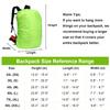 Muka Backpack Rain Cover, Outdoor Hiking Travel Backpack Cover with Storage Pouch & Cross Buckle Straps (20-80L)-Black-L view 3