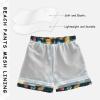 Solar System Planets Space Boys Swim Trunks Toddler Boy Swimsuit Quick Dry Boys Bathing Suits for Boys Adjustable Waist Beach Board Shorts for Kids, Black, 3T view 4