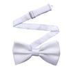 Medsuo Adjustable Bowtie, Men BowtiePre-Tied Bow Tie for Parties (White) view 1