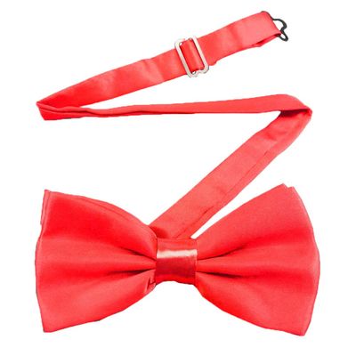 Medsuo Adjustable Bowtie, Men BowtiePre-Tied Bow Tie for Parties (Red)