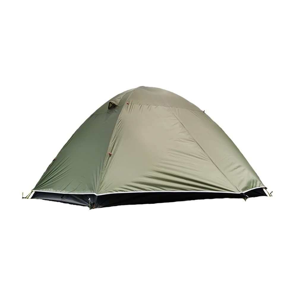 Vilemoon Camping Tent Waterproof, 5~6 Person, Easy Set Up Double Layers Family Dome Tent for Outdoor Camp Hiking Hunting Portable (Green)