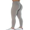 AUROLA Seamless Scrunch Legging Women Yoga Pants 7/8 Tummy Control Workout Running for Fitness Sport Active Legging-25''M,Silver Sconce view 1