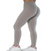 AUROLA Seamless Scrunch Legging Women Yoga Pants 7/8 Tummy Control Workout Running for Fitness Sport Active Legging-25''M,Silver Sconce view 4