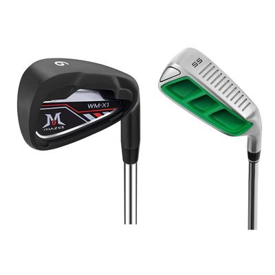MAZEL WMX1 Golf 6 Iron & Green Golf Chipper 55,Bundle of 2