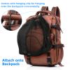Cosmos Basketball Bag Basketball Backpack - Single Ball Mesh Storage Crossbody Sling Sackpack for Volleyball Soccer Rugby Football Equipment, Sport Bag Organizer for Gym Pool Beach & Travel Essentials view 4