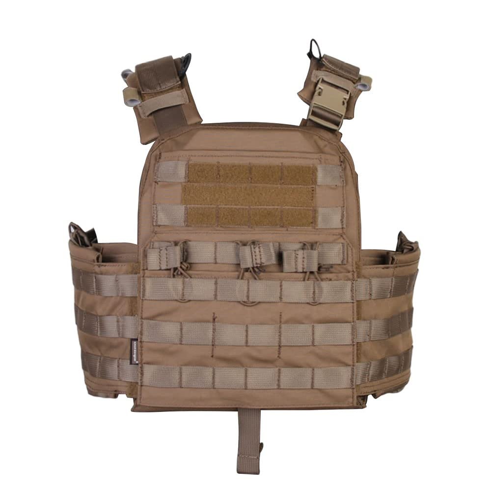 EMERSONGEAR Quick Release Airsoft Tac Vest with Magazine Pouches,Lightweight