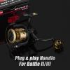 GOMEXUS Power Handle for Battle II/III 1000-4000 Spinning Fishing Reel Replacement Handle view 2