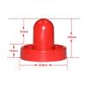 GSHLLO 8 Pcs 60mm Mini Red Air Hockey Pushers Air Hockey Pucks Strickers Goal Handles Paddles Replacement Accessories for Game Tables view 4