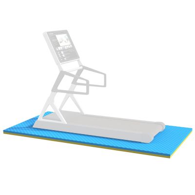 V3VOGUE Exercise Equipment Mat, High Density EVA Waterproof Mat for Treadmills, Noise Insulation, Heavy Duty Floor Protection Mats for Treadmill, Stationary Bike, Elliptical, Gym Equipment