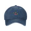 ASL I Love You Sign Language Unisex Adult Baseball Hat Sports Outdoor Cowboy Cap for Men and Women Snapback Navy view 2