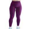 AUROLA Seamless Scrunch Legging Women Yoga Pants 7/8 Tummy Control Workout Running for Fitness Sport Active Legging-25''M,Magenta view 3