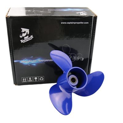 Boatman 7.8x9 Navy Blue Outboard Boat Propeller fit Tohatsu Engines 4-6Hp,RH,12 Spline Tooth