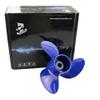 Boatman 7.8x9 Navy Blue Outboard Boat Propeller fit Tohatsu Engines 4-6Hp,RH,12 Spline Tooth view 1
