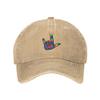 ASL I Love You Sign Language Unisex Adult Baseball Hat Sports Outdoor Cowboy Cap for Men and Women Snapback Natural view 2