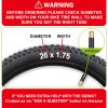 26 inch Bike Inner Tube Fit 26" x 1.75-2.125, Bicycle Tube 4 Pack Schrader Valve with 2 Tire Levers, Inner Tube Bicycle Upgrade Material Anti-Aging for Road/Mountain Bikes by Hydencamm view 2