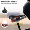 Bike Seat Comfort for Ride: Comfortable Saddle Replacement with Wide Soft Foam Cushion - Comfy Bicycle Seat Fit for Mountain Peloton eBike Road - Seat for Man Women Rider view 4