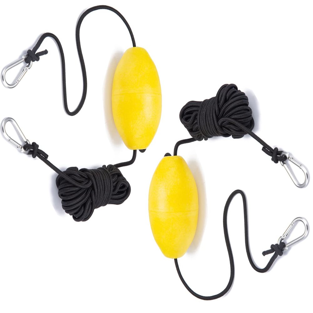 Anchor Marker Buoy, 30 ft. Marine Rope Tow Line Anchor Buoy Float Leash & Stainless Steel Hook,High Visibility Anchor Line Float