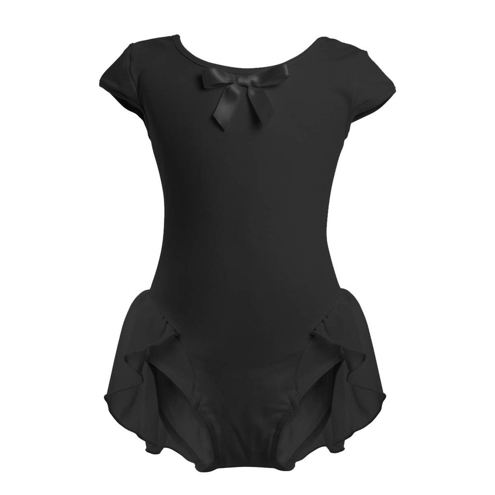 Ballet Camisole Skirted Leotards Tutu Dress for Girls Toddler Dance Leotards Gymnastics Ballet Princess Pageant Dress Kids Ballerina Costume for Performance Dancewear Black - Leotard 18-24 Months