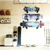 BiJun Skateboard Wall Mount, Snowboard Wall Mount Display, Acrylic Horizontal Skateboards Rack, Skateboard Storage Hanger (Transparent) view 2